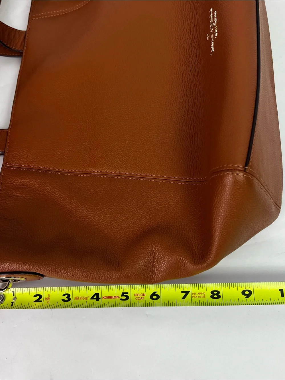 Kate spade New York Rosie Satchel Handbag Pebbled Leather Warm Gingerbread